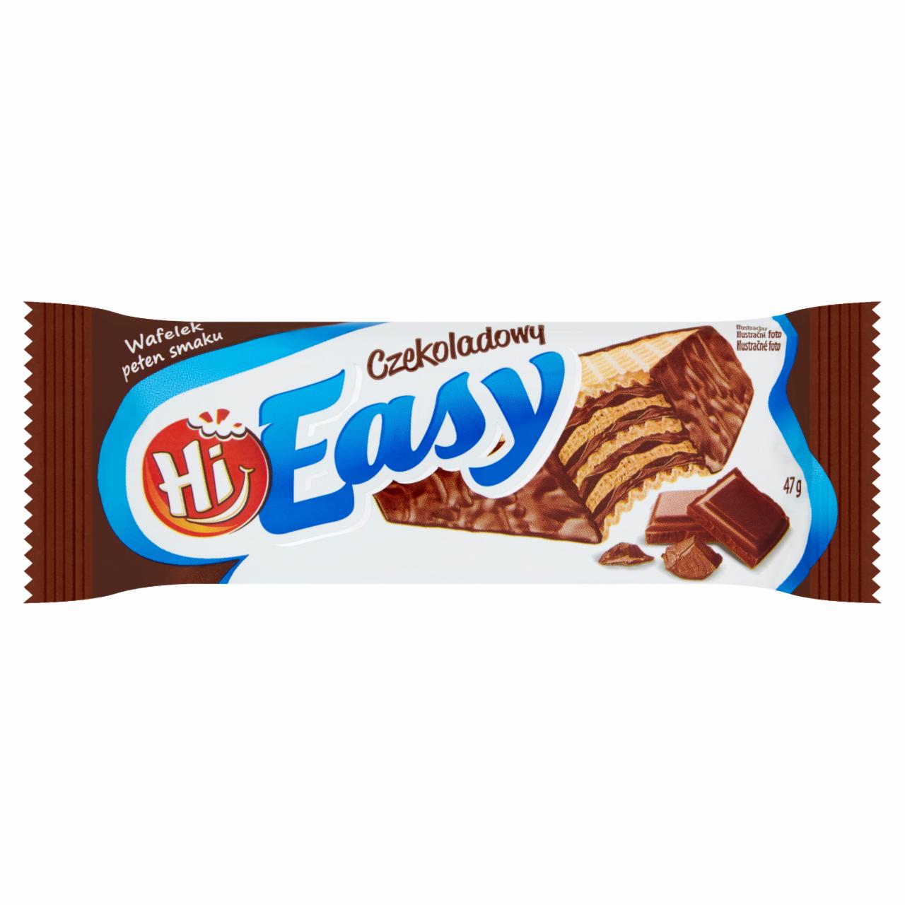 Zdjęcia - Hi Easy Wafelek czekoladowy 47 g