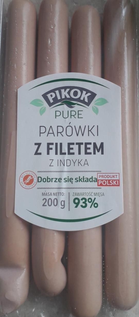 Zdjęcia - Parówki z filetem z indyka Pikok Pure