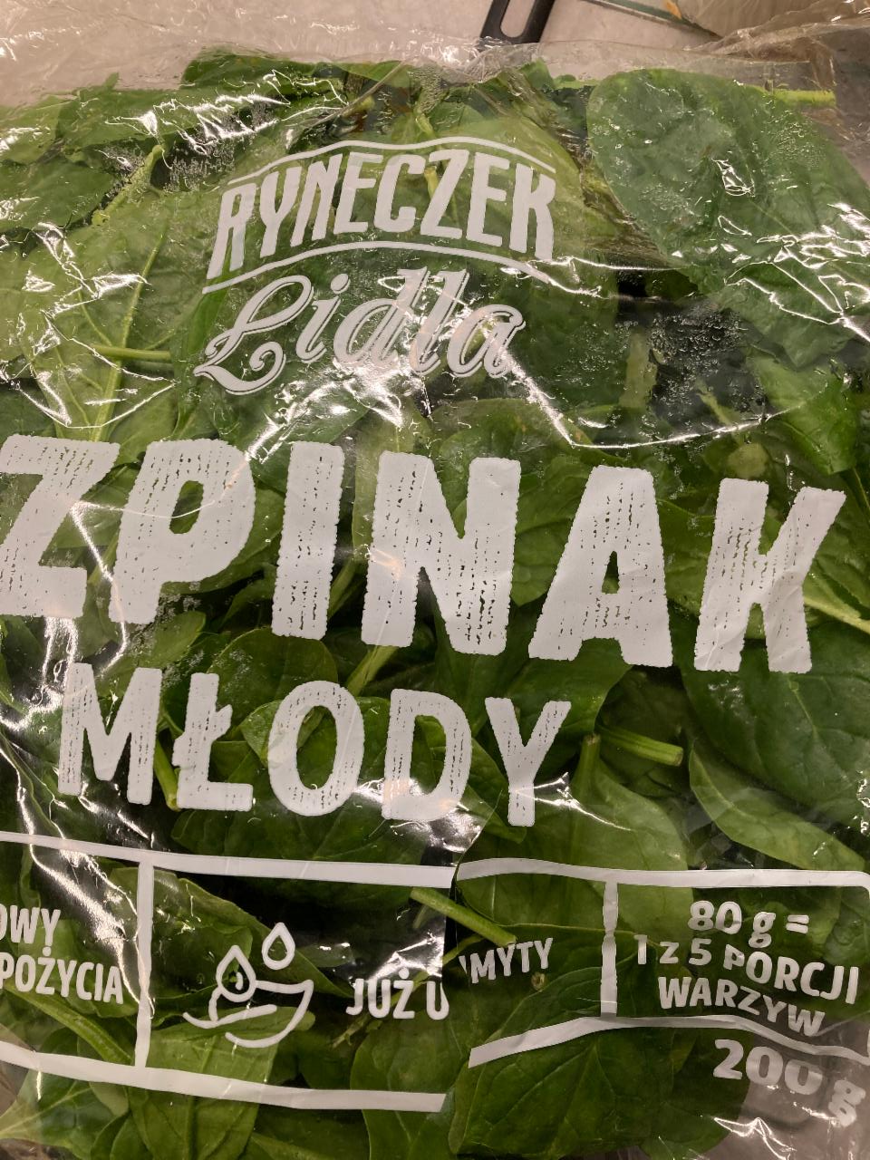 Zdjęcia - Szpinak młody Ryneczek Lidla