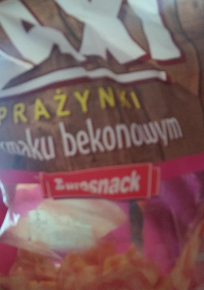 Zdjęcia - maxi prażynki o smaku bekonowym Eurosnack