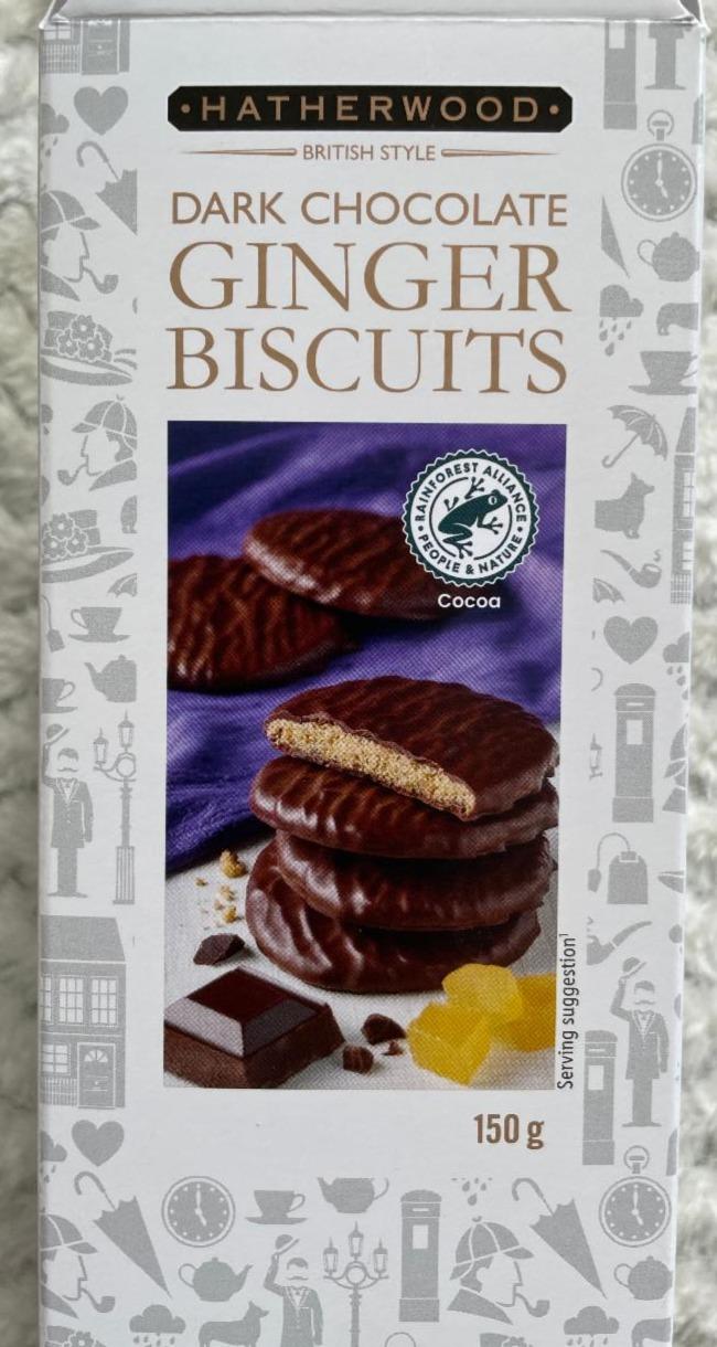 Zdjęcia - Dark Chocolate Ginger Biscuits Hatherwood