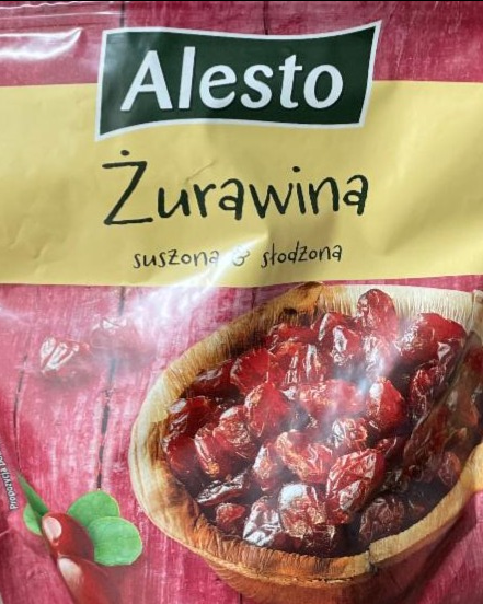 Zdjęcia - Żurawina suszona slodzona Alesto