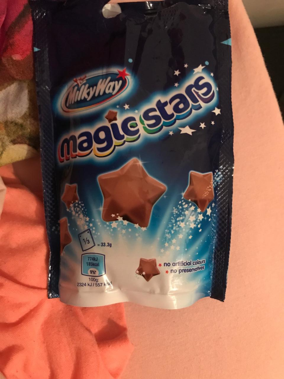 Zdjęcia - Milky Way Magic Stars Gwiazdki z puszystej mlecznej czekolady 33 g
