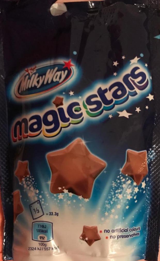 Zdjęcia - Milky Way Magic Stars Gwiazdki z puszystej mlecznej czekolady 33 g