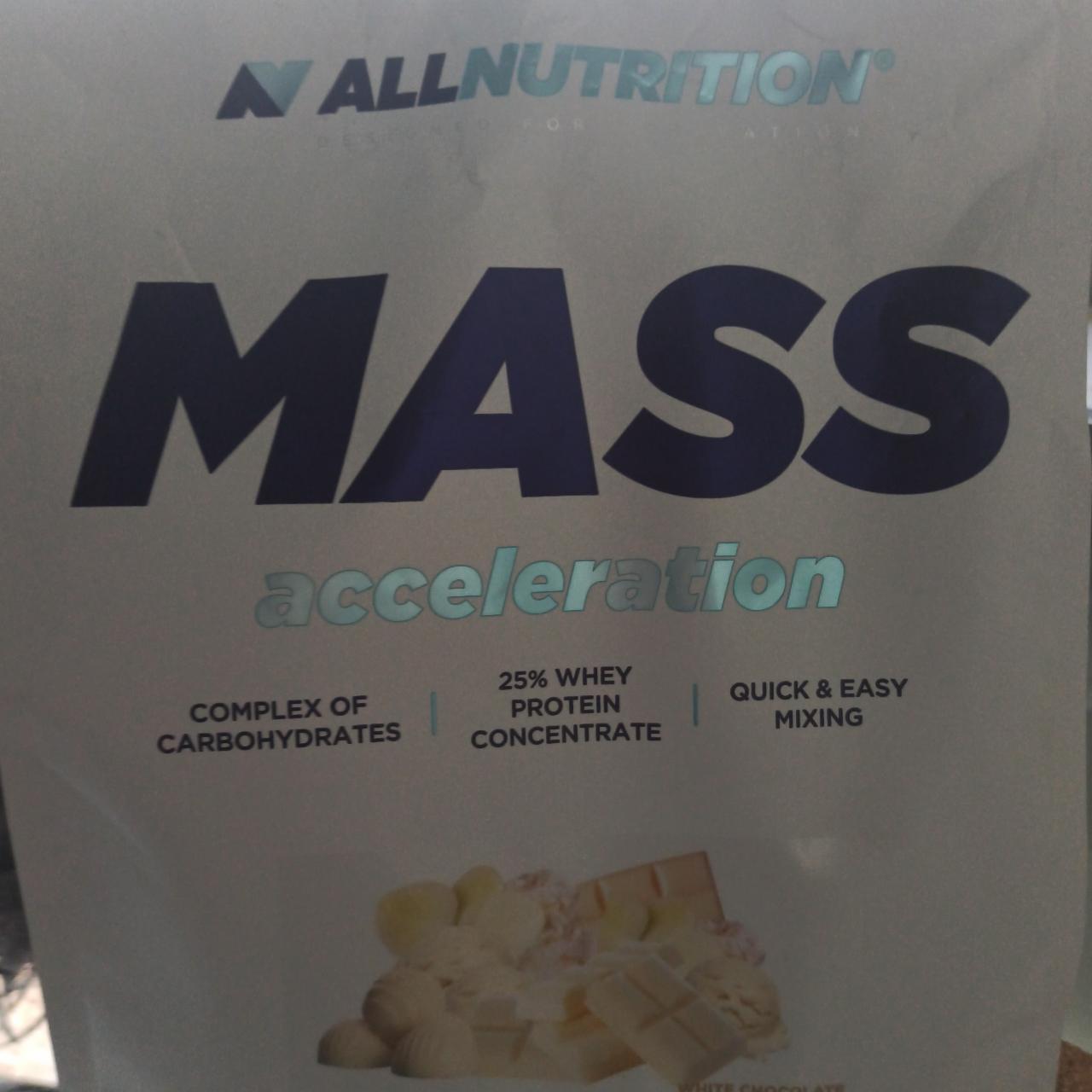 Zdjęcia - Mass acceleration white chocolate Allnutrition