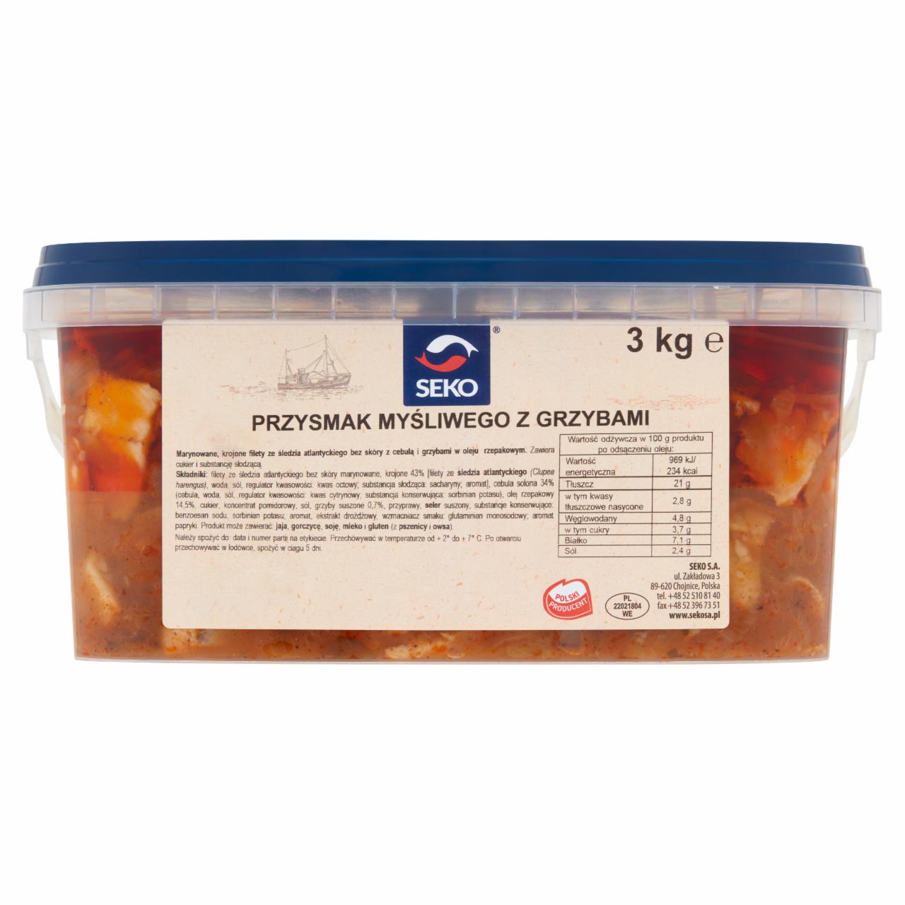 Zdjęcia - Seko Przysmak myśliwego z grzybami 3 kg