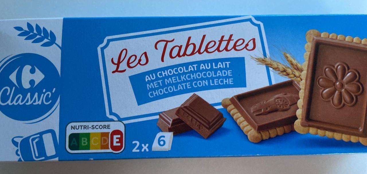 Zdjęcia - Les Tablettes Au Chocolat Au Lait Carrefour Classic'