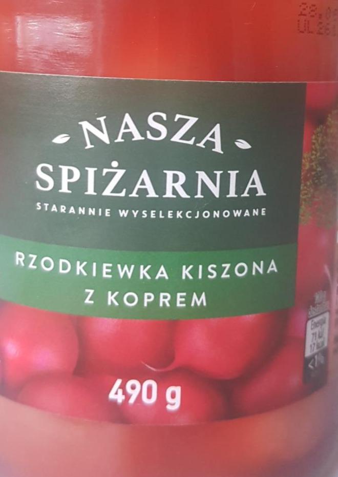 Zdjęcia - rzodkiewka kiszona z koprem nasza spiżarnia