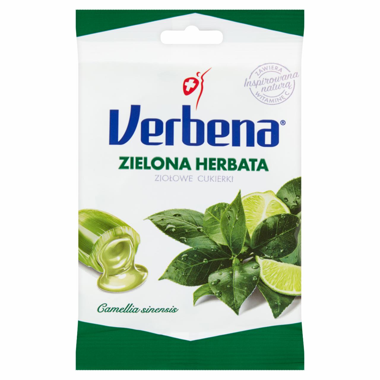 Zdjęcia - Verbena Zielona herbata Ziołowe cukierki 60 g