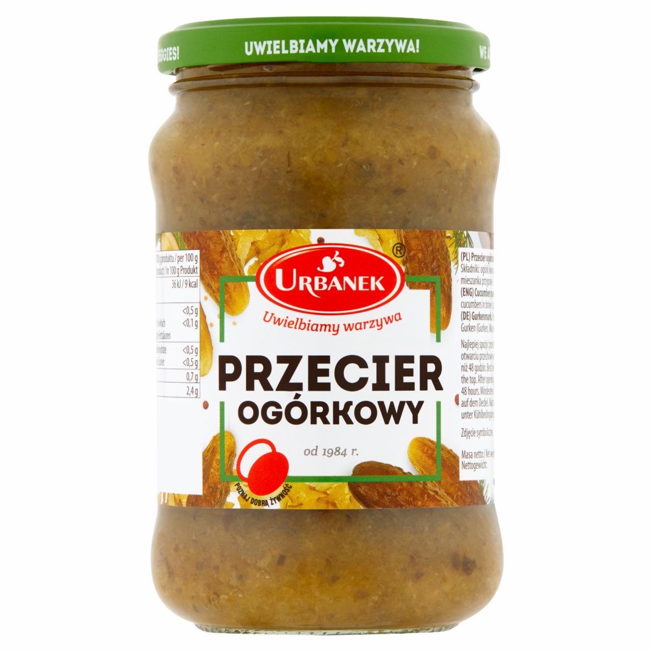 Zdjęcia - Urbanek Przecier ogórkowy 350 g