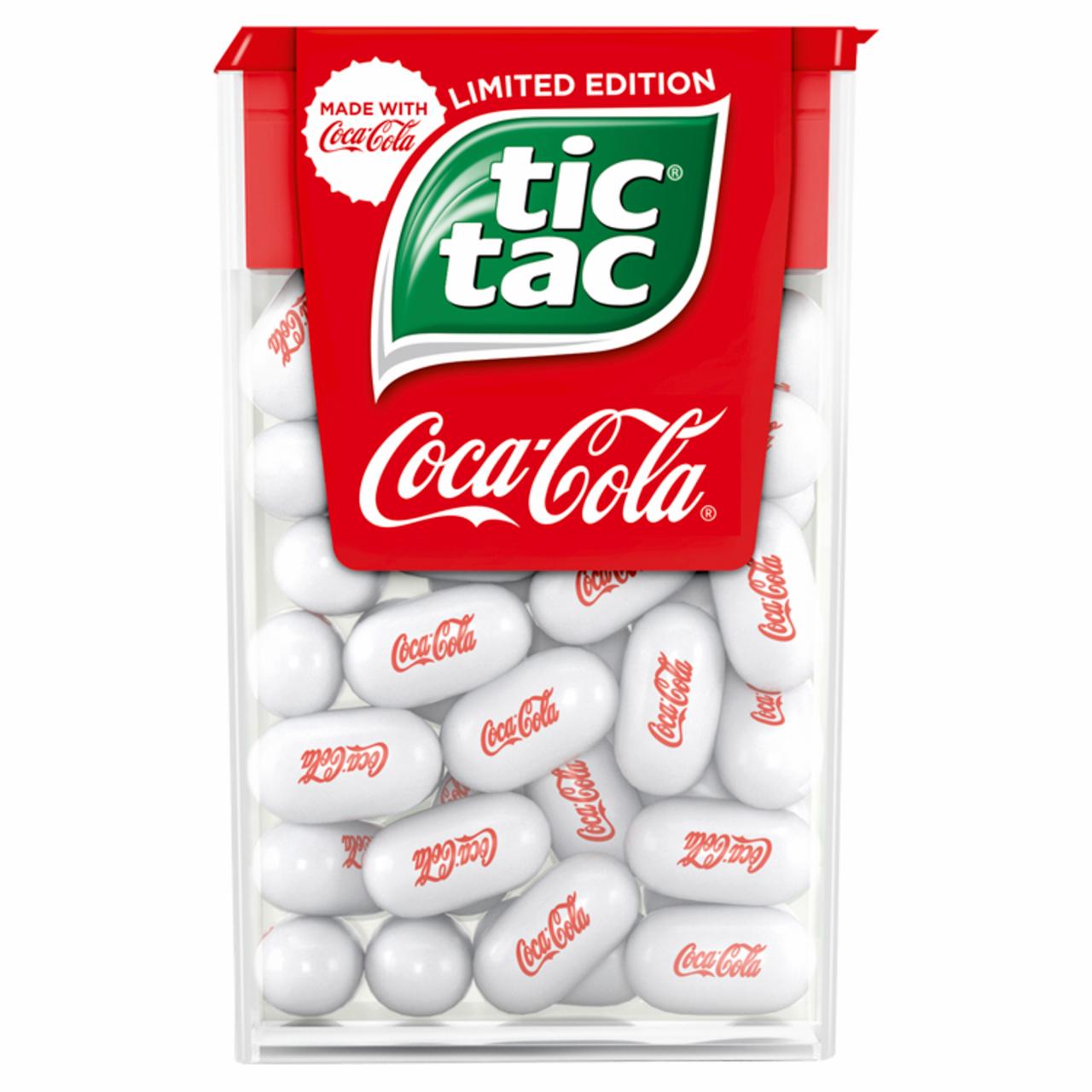 Zdjęcia - Tic Tac Aromatyzowane drażetki z Coca Cola 18 g