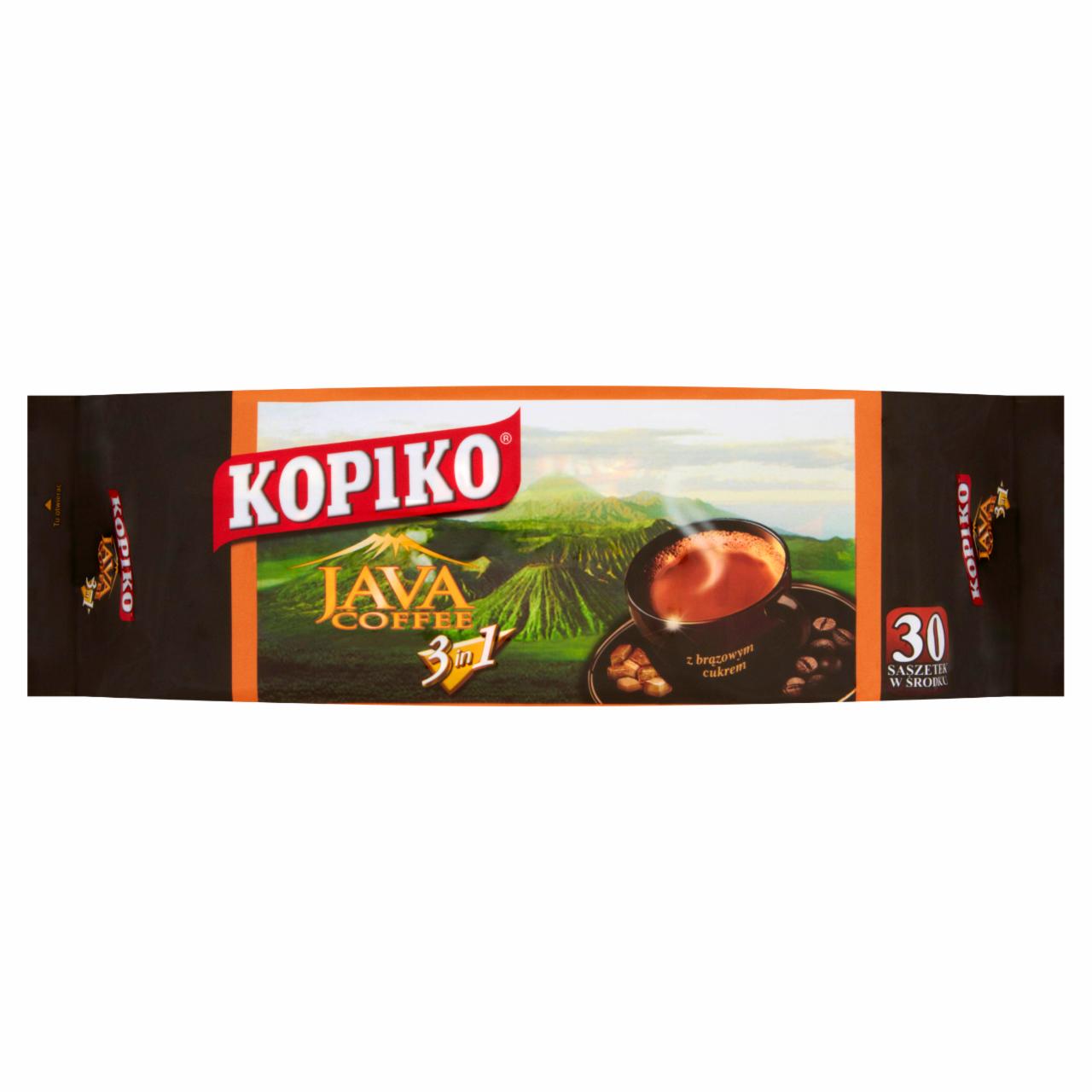 Zdjęcia - Kopiko Java Coffee 3in1 Rozpuszczalny napój kawowy 630 g (30 x 21 g)