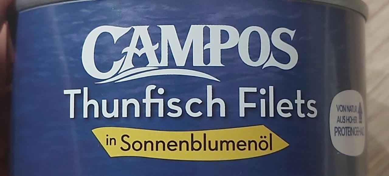 Zdjęcia - Thunfisch Filets in Sonnenblumenöl Campos