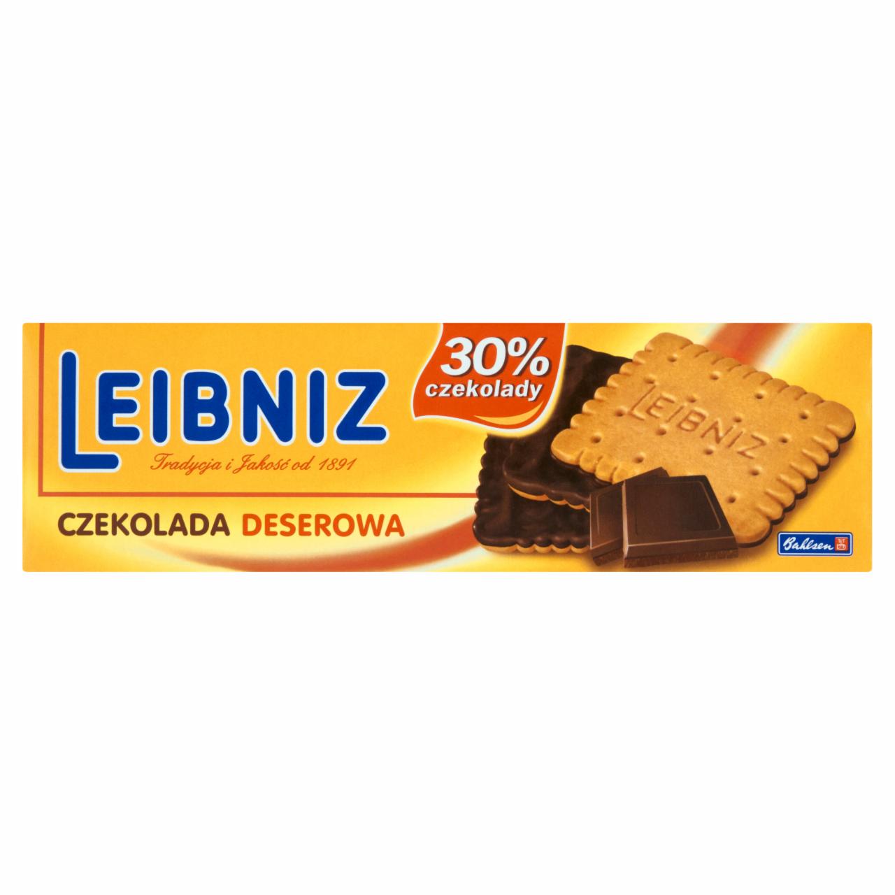 Zdjęcia - Leibniz Czekolada deserowa Herbatniki z dodatkiem masła w czekoladzie deserowej 95 g