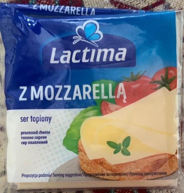 Zdjęcia - Lactima Ser topiony w plasterkach z Mozzarellą 130 g (8 x 16,25 g)