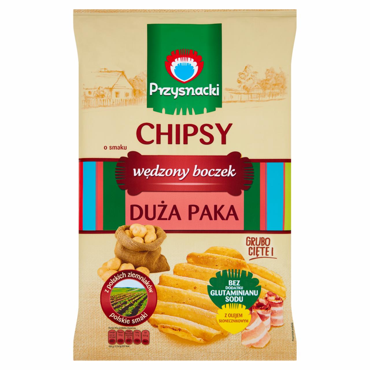 Zdjęcia - Przysnacki Chipsy o smaku wędzony boczek 225 g