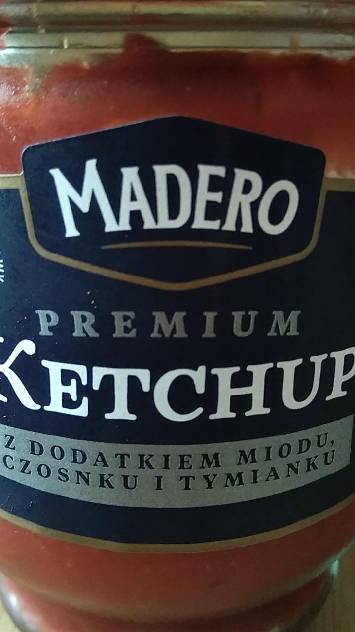 Zdjęcia - Premium Ketchup z dodatkiem miodu, czosnku i tymianku Madero