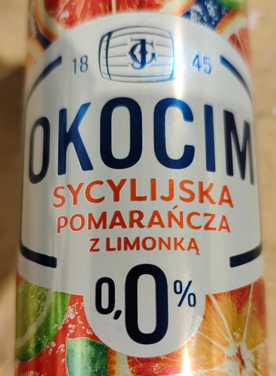 Zdjęcia - Piwo bezalkoholowe Sycylijska Pomarańcza z Limonką 0% Okocim