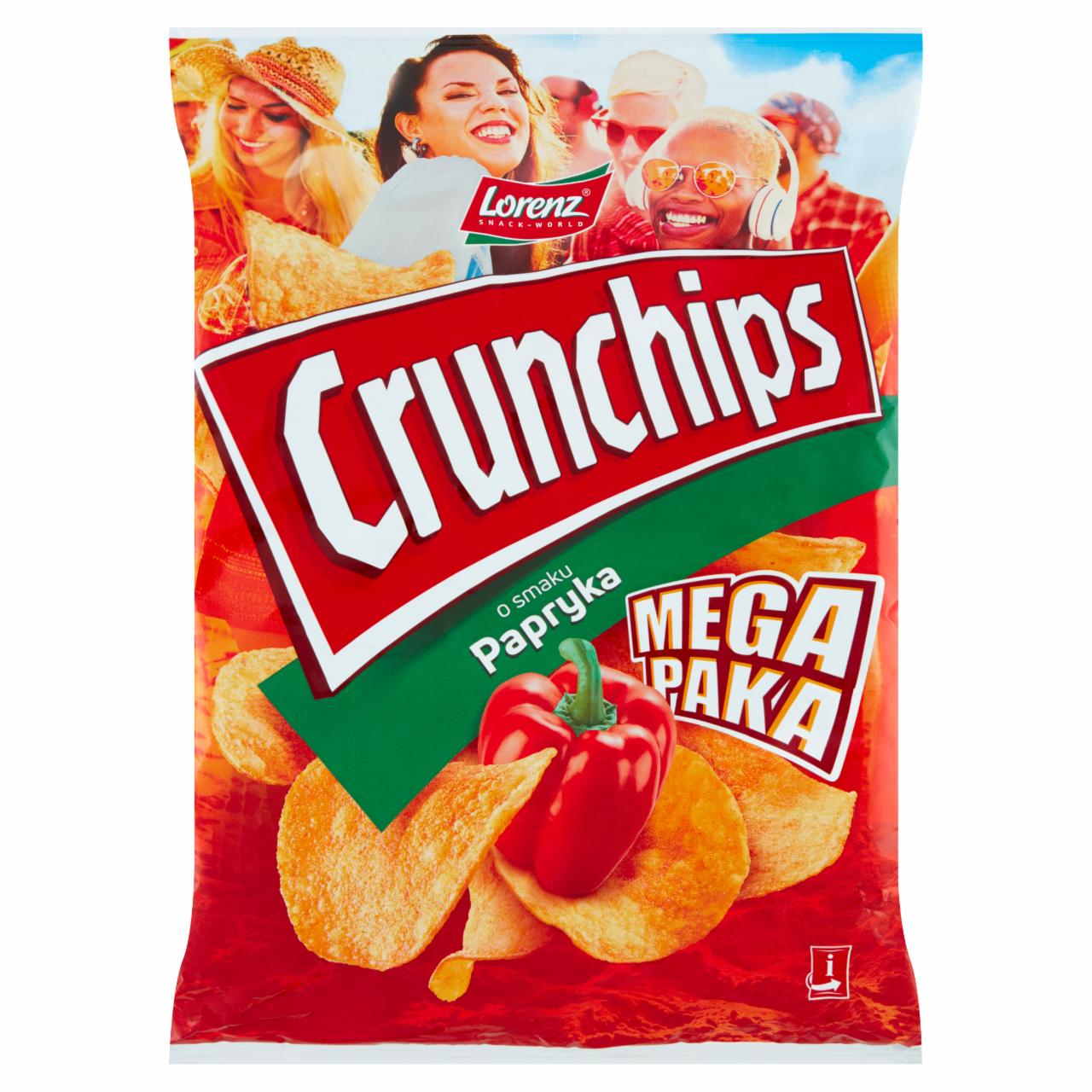Zdjęcia - Crunchips Chipsy ziemniaczane papryka 200 g