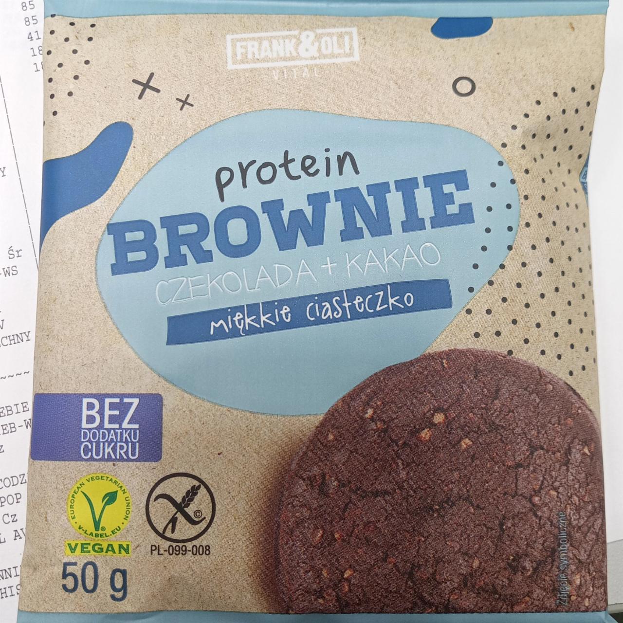 Zdjęcia - Protein brownie chocolate Frank&Oli