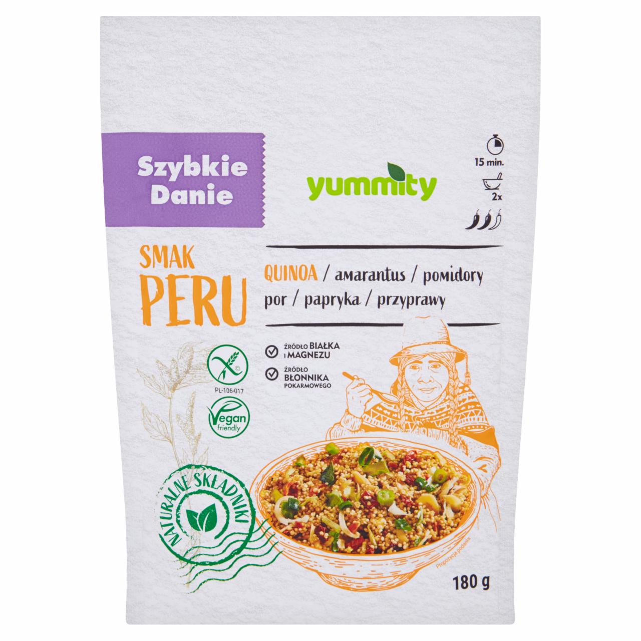 Zdjęcia - Yummity Bezglutenowe szybkie danie smak Peru 180 g