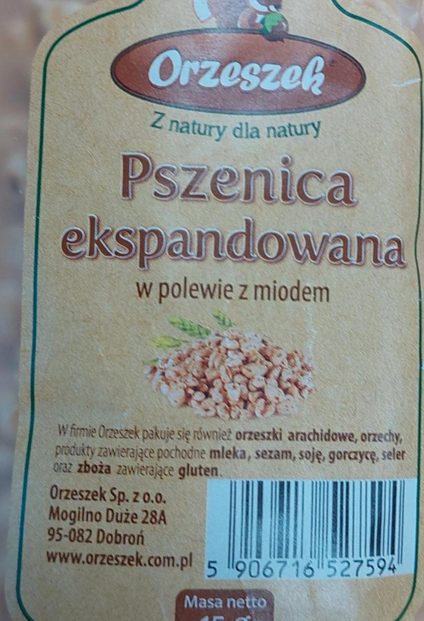 Zdjęcia - przenica ekspandowana w polewie z miodem Orzeszek