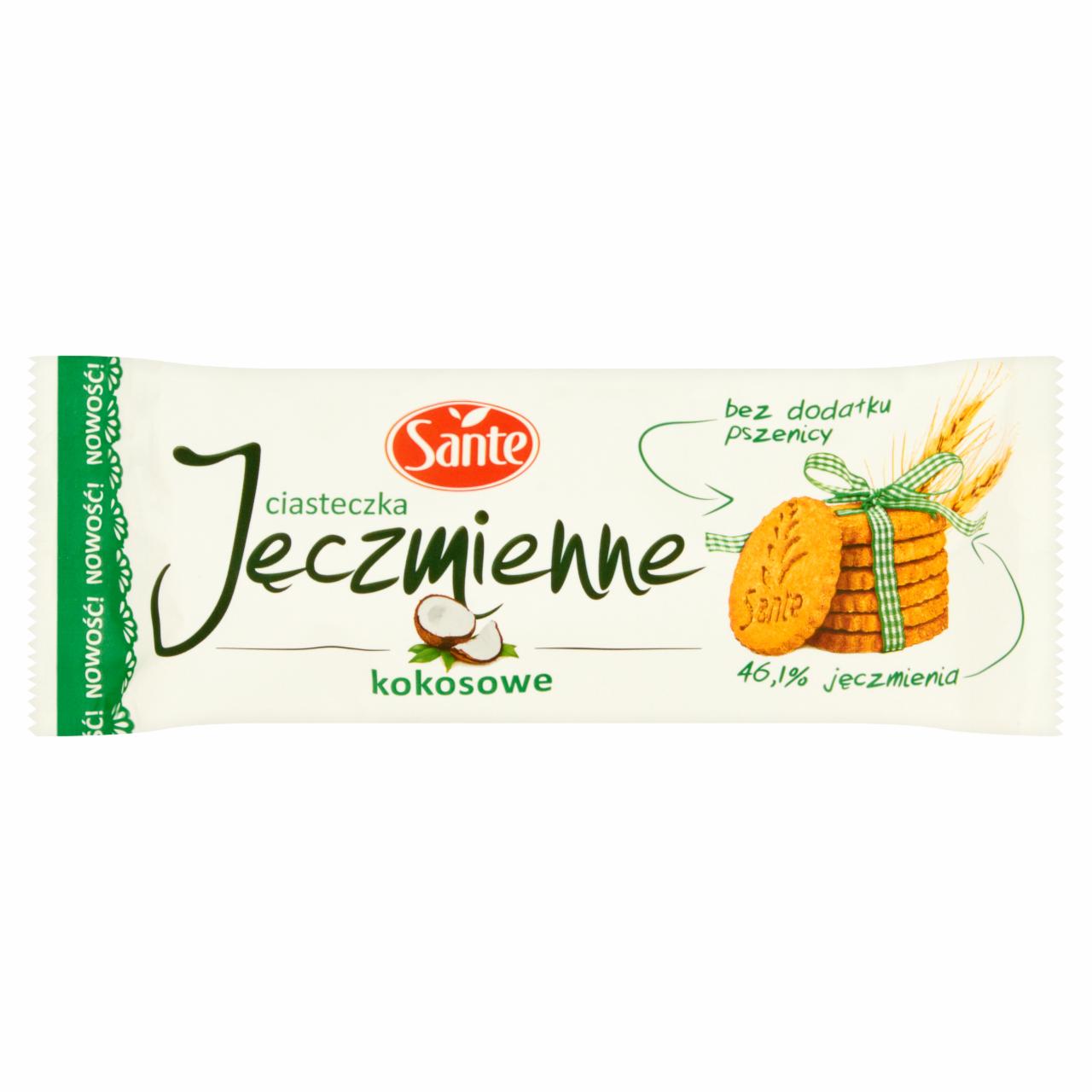 Zdjęcia - Sante Ciasteczka jęczmienne kokosowe 153 g