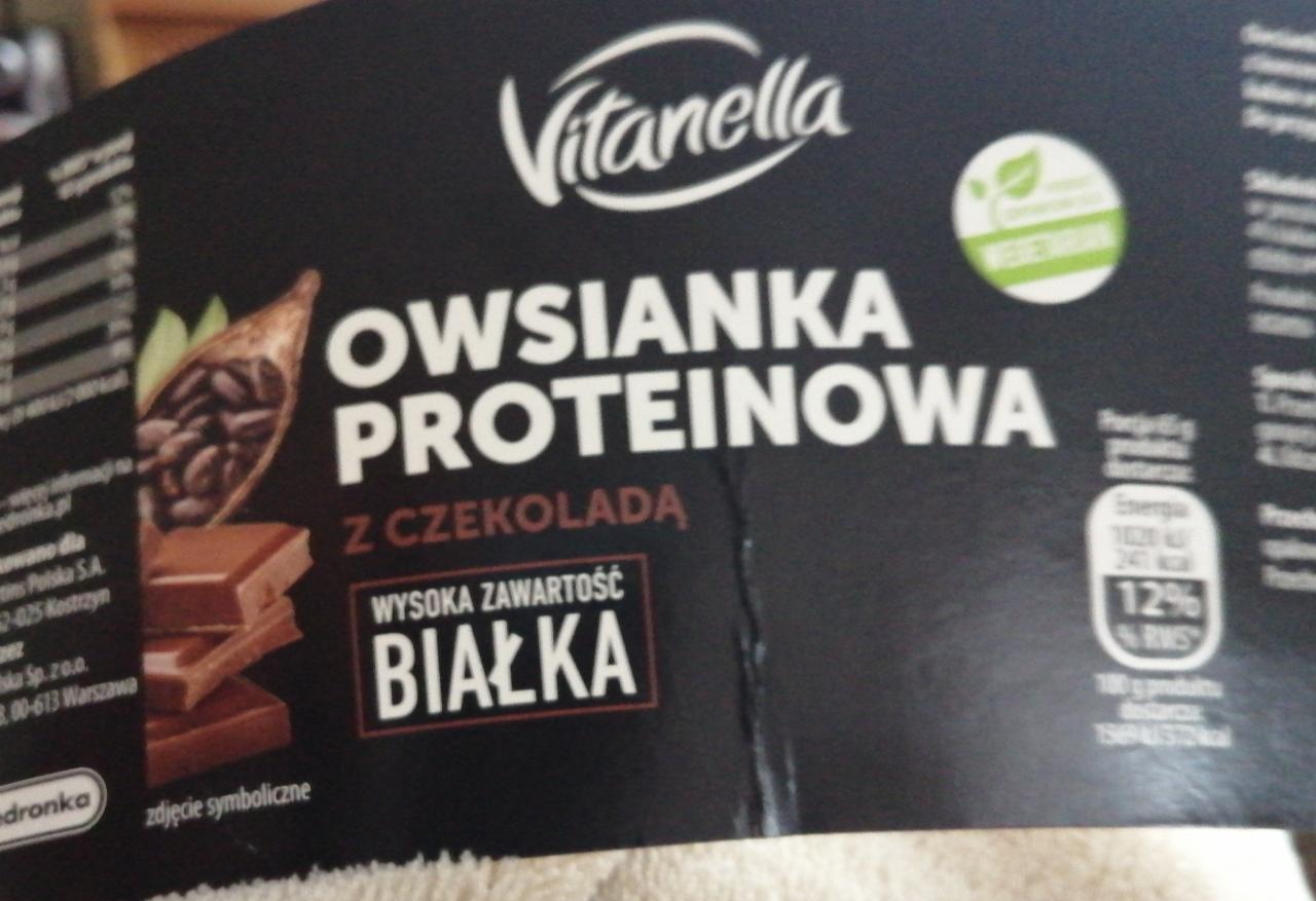 Zdjęcia - Owsianka proteinowa z czekoladą Vitanella