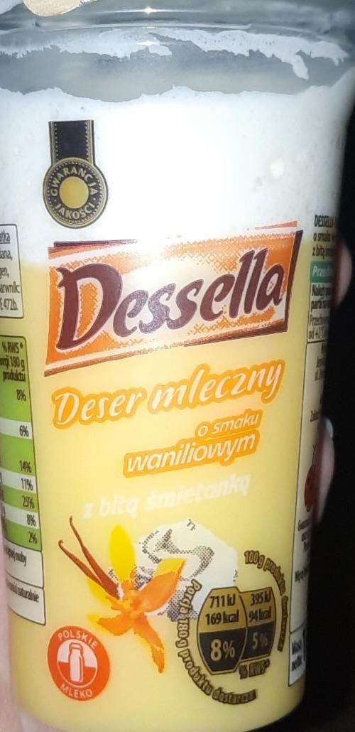 Zdjęcia - Deser mleczny o smaku waniliowym Dessellla
