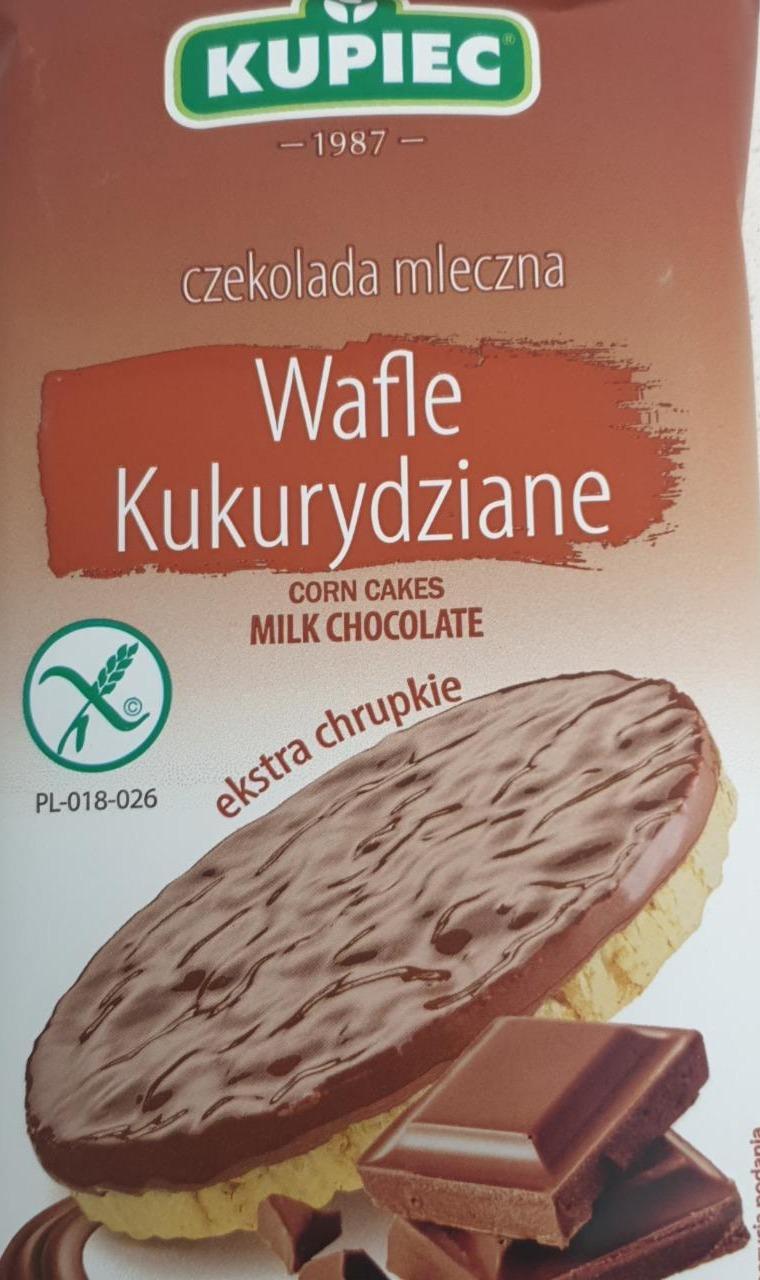 Zdjęcia - Wafle kukurydziane czekolada mleczna Kupiec