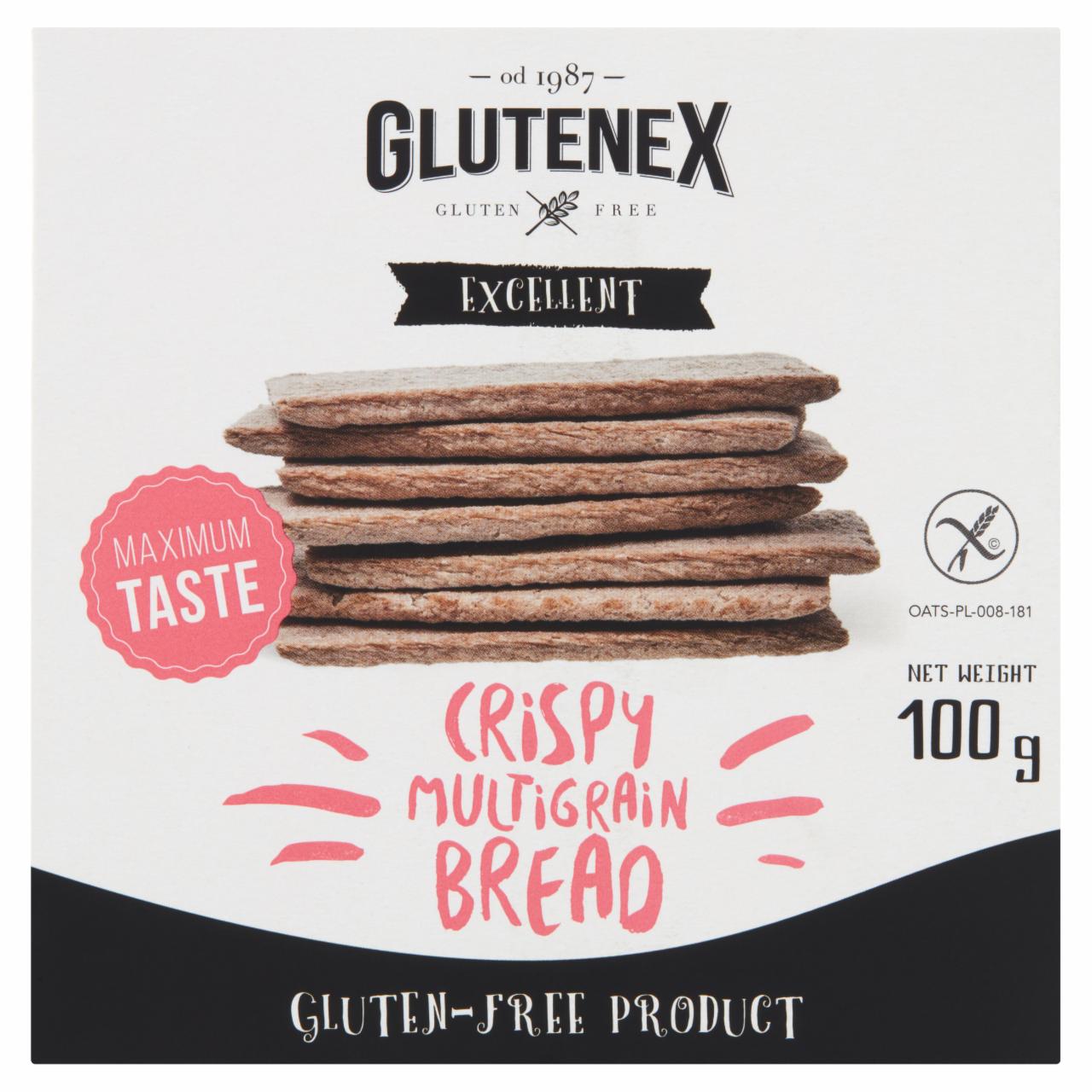Zdjęcia - Glutenex Chlebek chrupki wielozbożowy 100 g