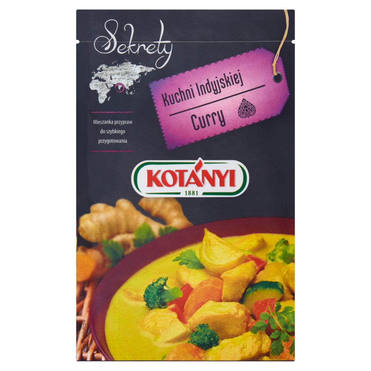Zdjęcia - Kotányi Sekrety Kuchni Indyjskiej Curry Mieszanka przypraw 20 g