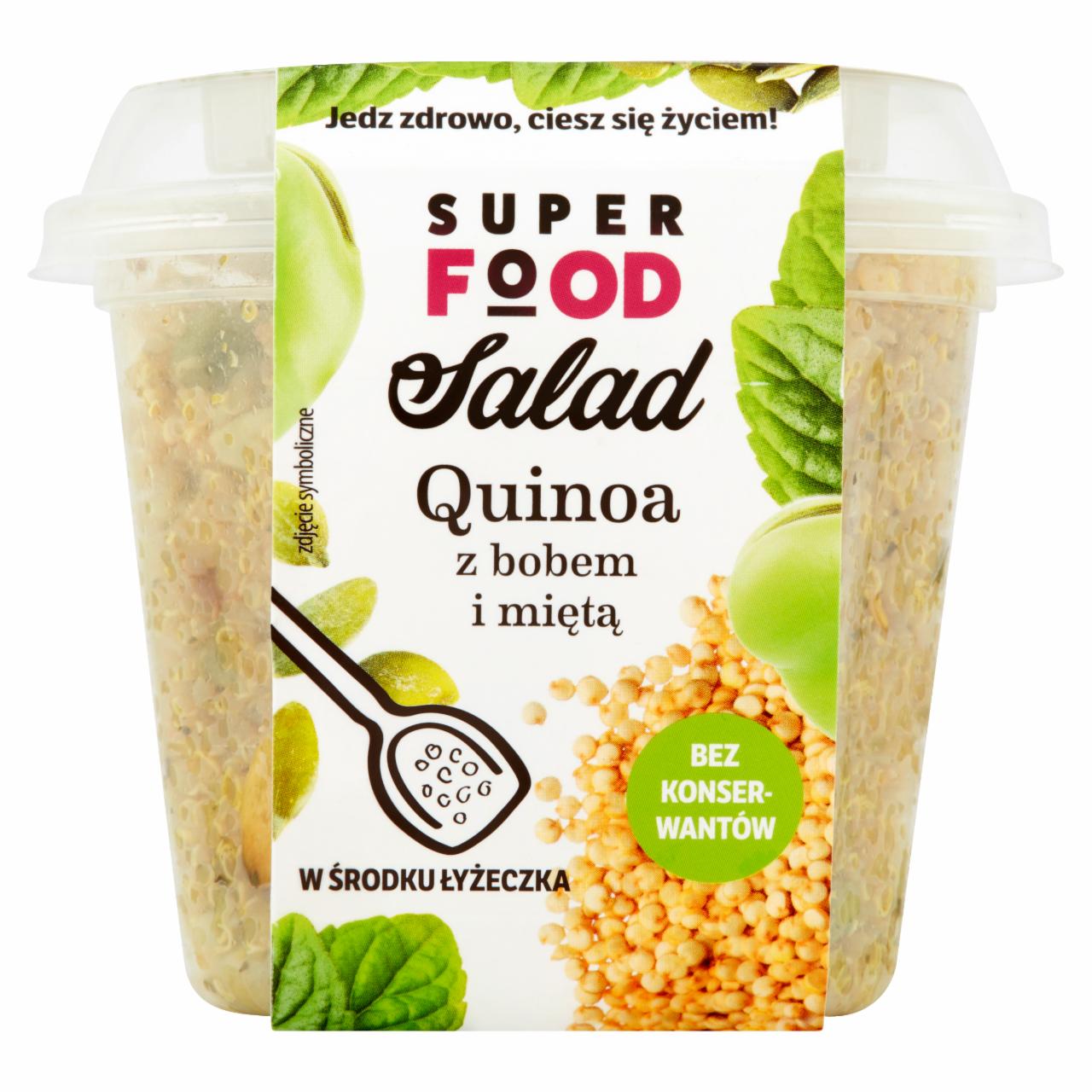 Zdjęcia - Super Food Salad Quinoa z bobem i miętą 200 g