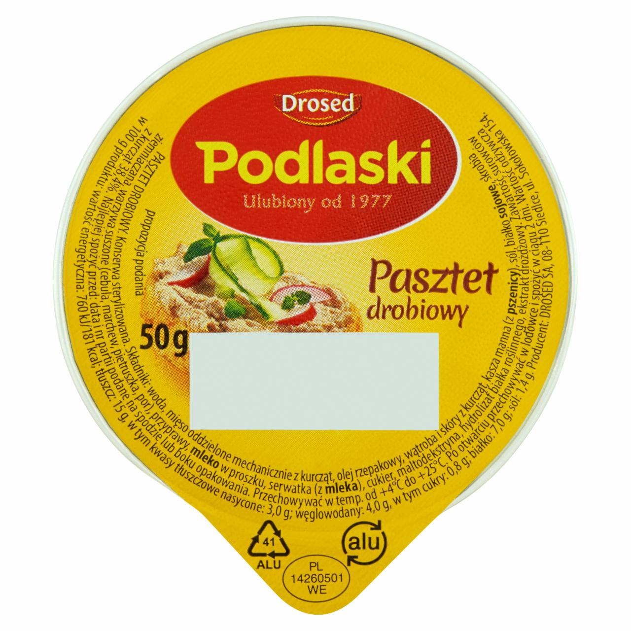 Zdjęcia - Podlaski Pasztet drobiowy 50 g