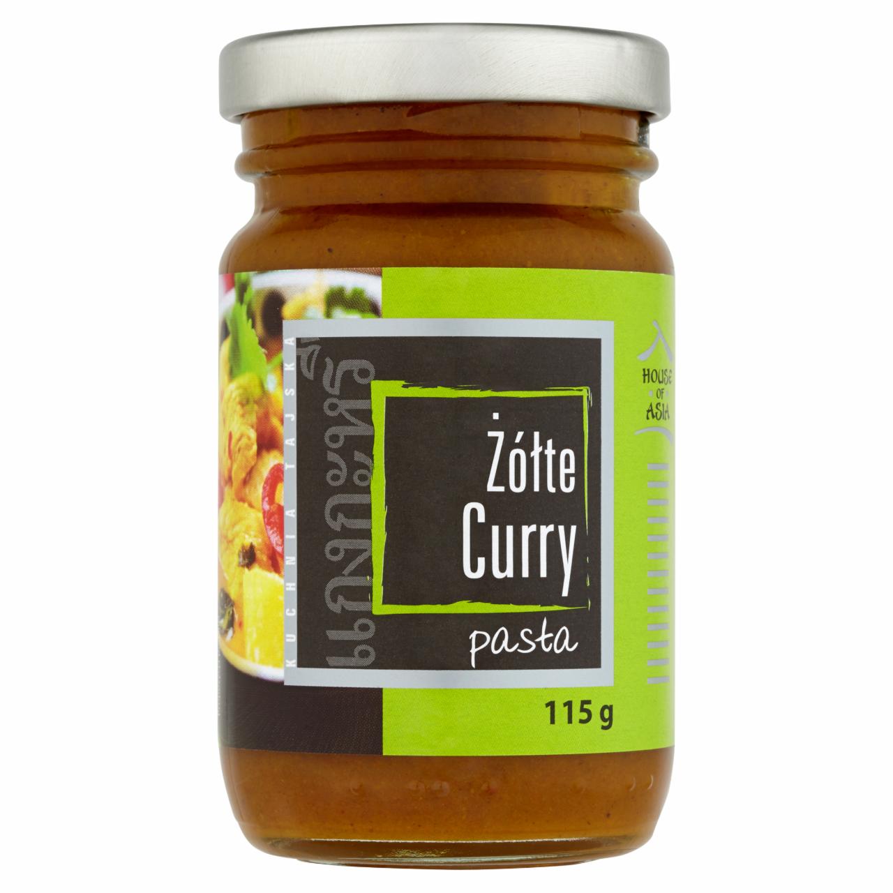 Zdjęcia - House of Asia Żółte curry Pasta 115 g