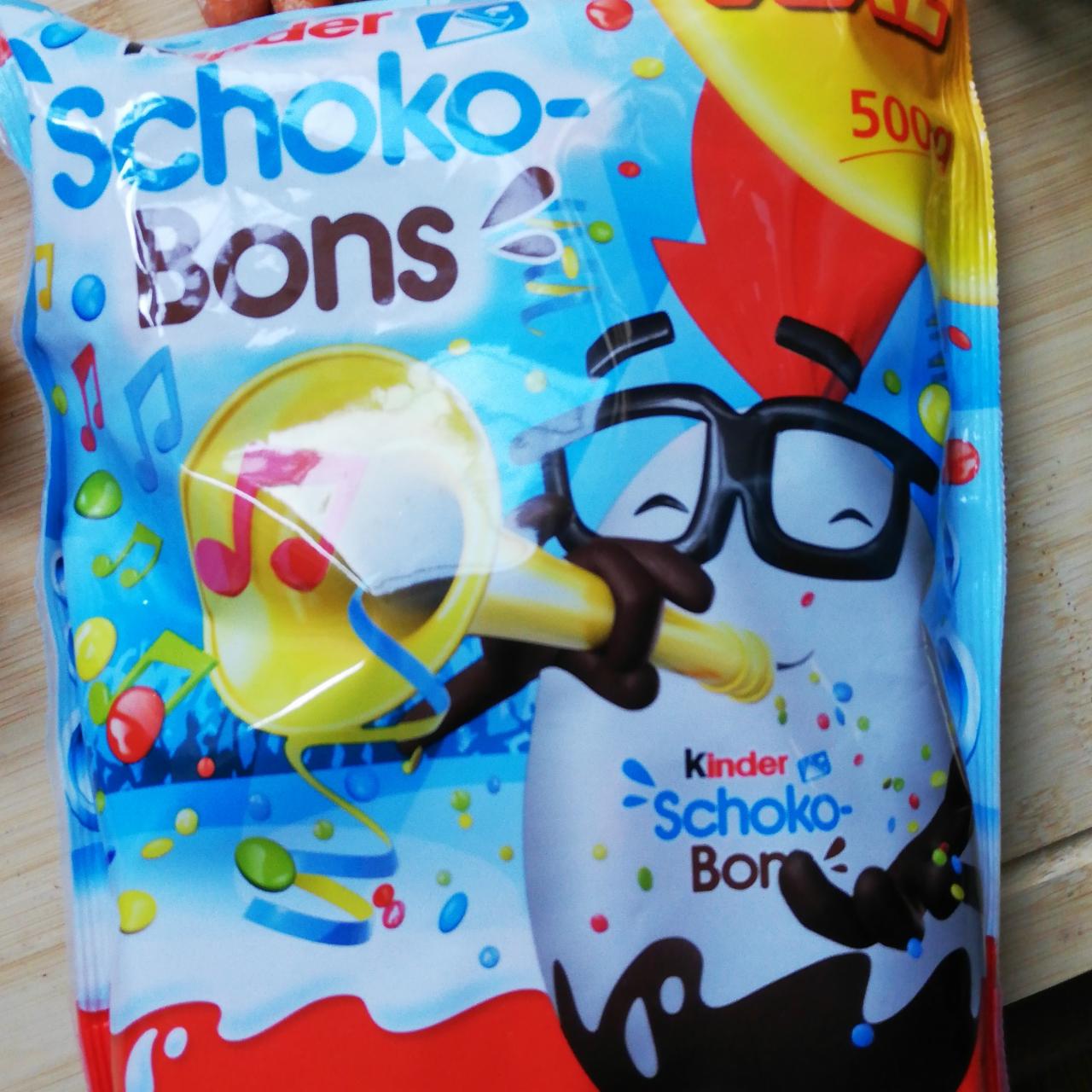 Zdjęcia - Schoko-Bons (czekoladki z mlecznej czekolady z nadzieniem mlecznym i orzechami) Kinder