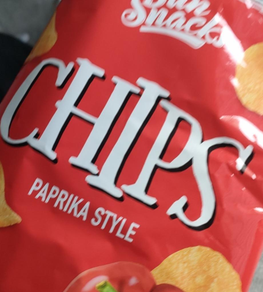 Zdjęcia - Chips Paprika style Sun Snacks