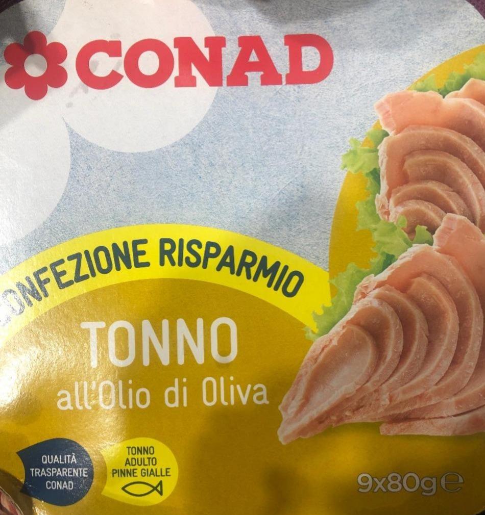 Zdjęcia - Tonno all'olio di oliva Conad