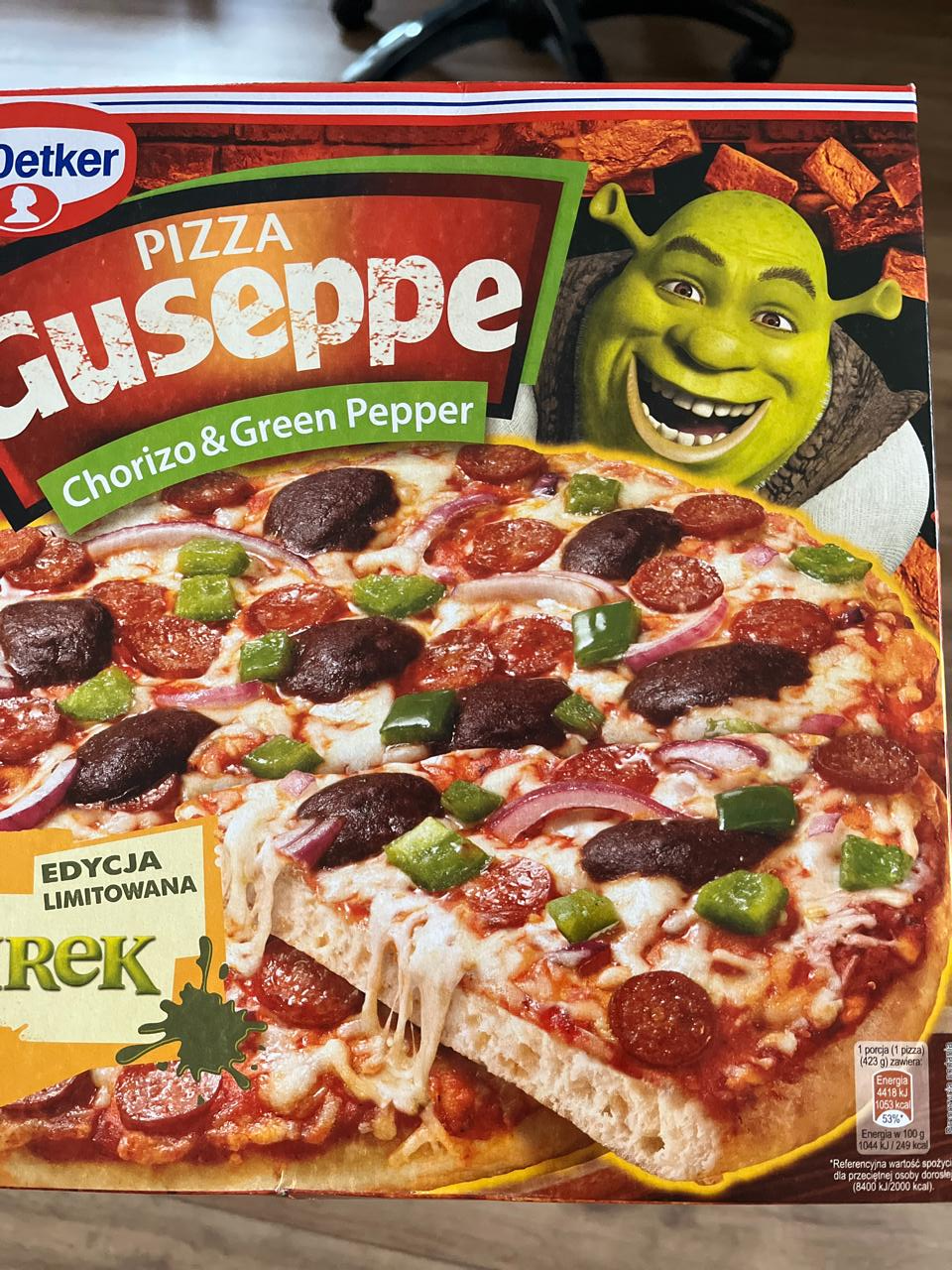 Zdjęcia - Pizza guseppe chorizo & green pepper Dr.Oetker