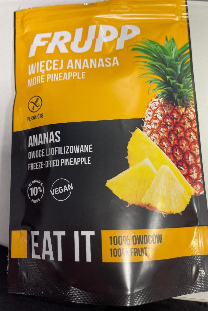 Zdjęcia - Ananas Owoce Liofilizowane Frupp