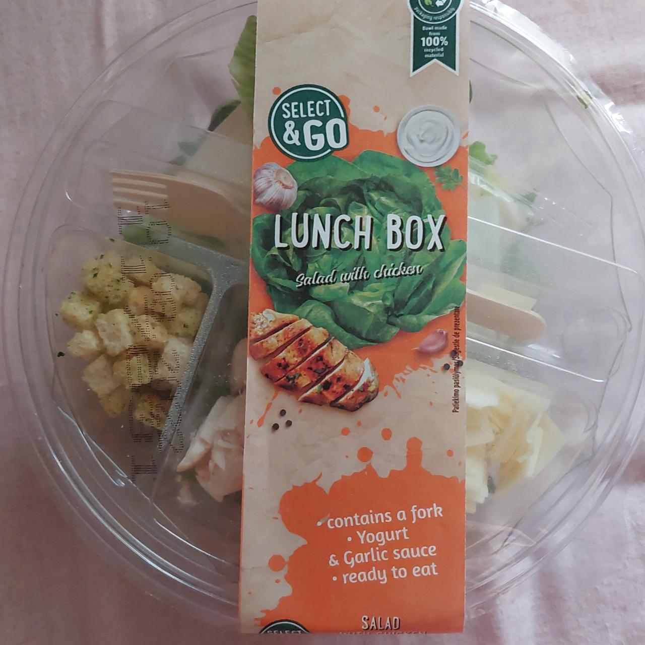 Zdjęcia - Lunchbox z kurczakiem serem grzankami Select & Go