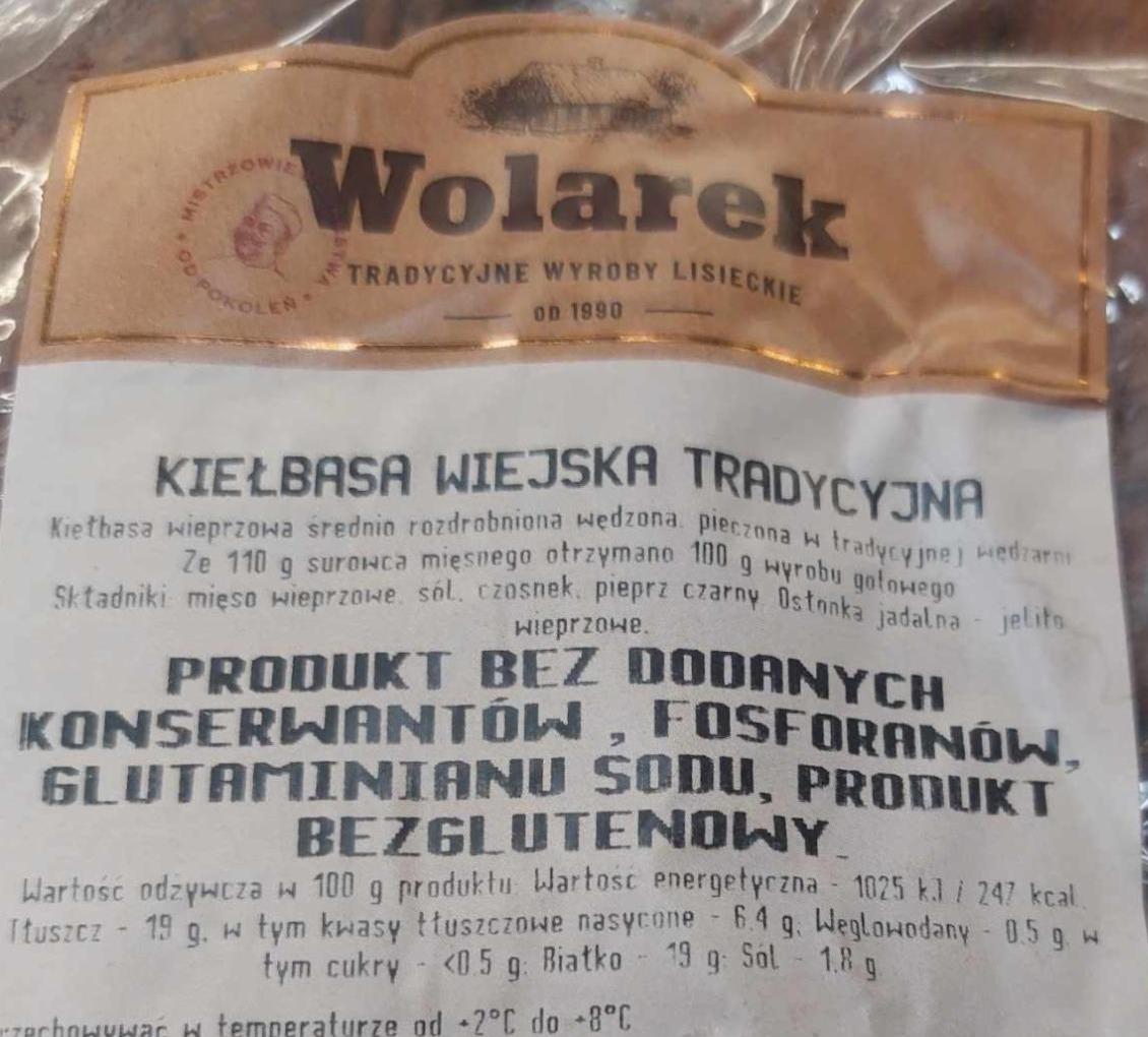 Zdjęcia - Kiełbasa tradycyjna wiejska Wolarek