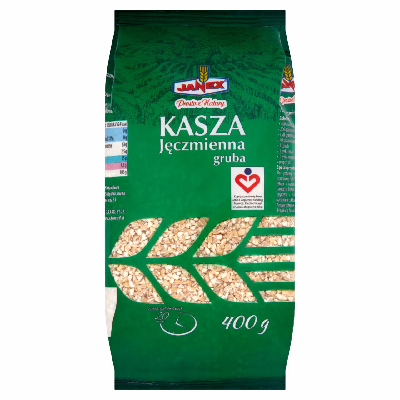 Zdjęcia - Janex Kasza jęczmienna gruba 400 g