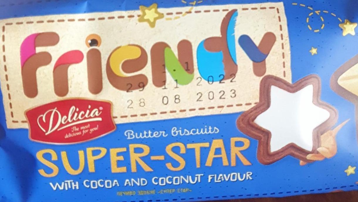 Zdjęcia - Butter biscuits Super Star Friendy Delicia