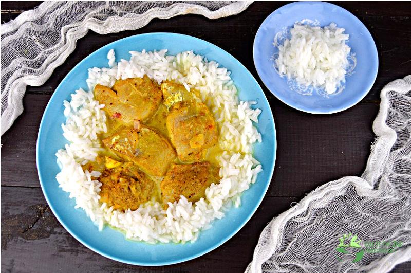 Ryba w orientalnym sosie curry