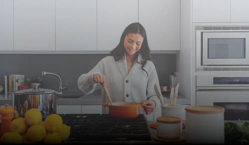 woman cooking